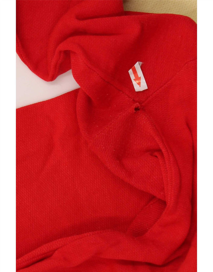 vintage Mens Sweatshirt Jumper Grand Colorblock Rouge