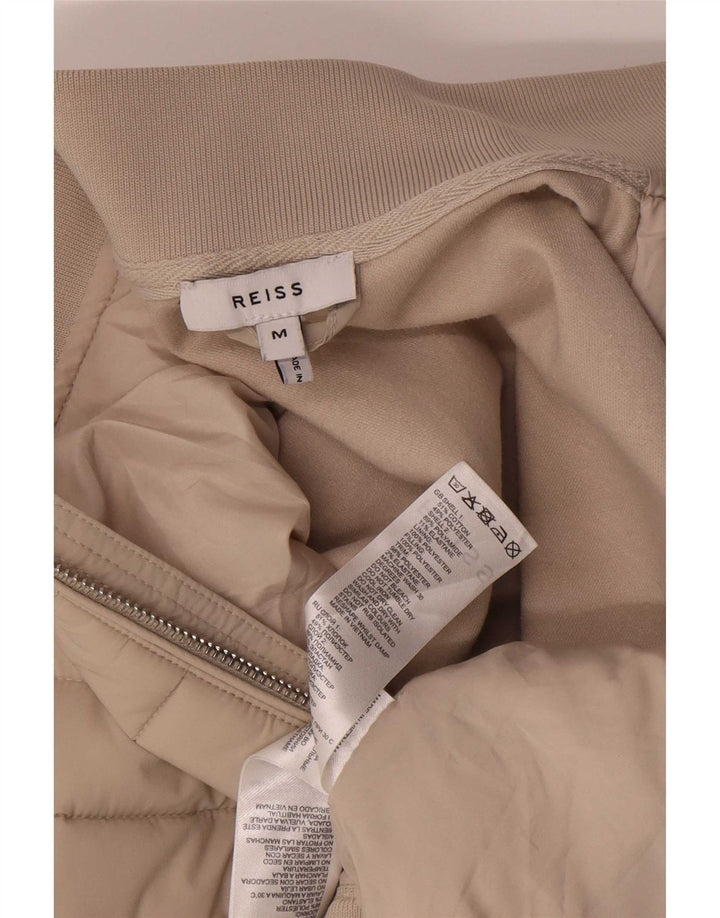Reiss Veste De Survêtement Rembourrée Homme Beige Moyen Coton