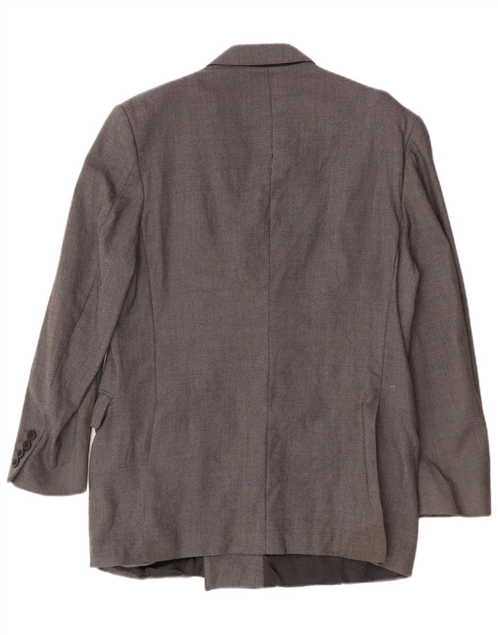 Gieves & Hawkes Veste blazer coupe slim pour homme UK 40 Large Gris