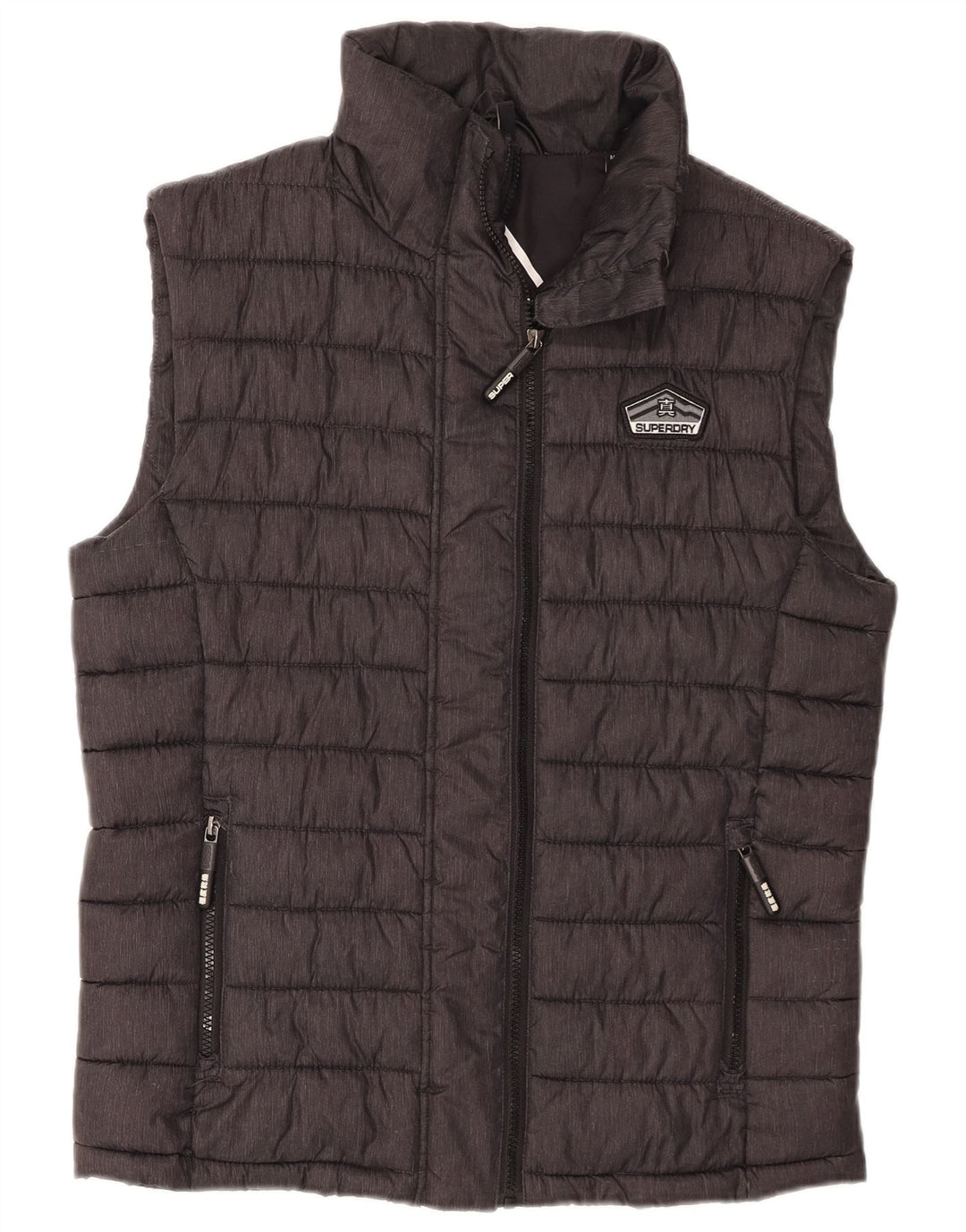 Superdry Gilet rembourré pour homme UK 38 Bleu marine moyen Polyester