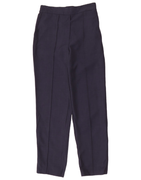 Marks & Spencer Pantalon décontracté pour femme UK 8 Small W26 L29 Bleu marine