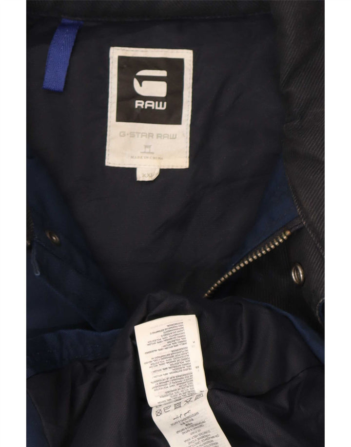 G-Star Veste Utility Homme UK 44 2XL Bleu Marine Nylon