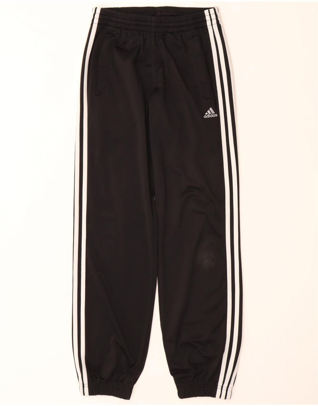 ADIDAS Pantalon de survêtement garçon Joggers 13-14 ans Noir Polyester