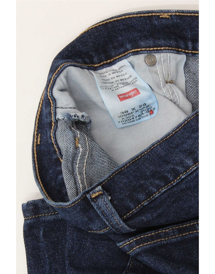 Wrangler Jean droit homme W38 L29 bleu marine coton