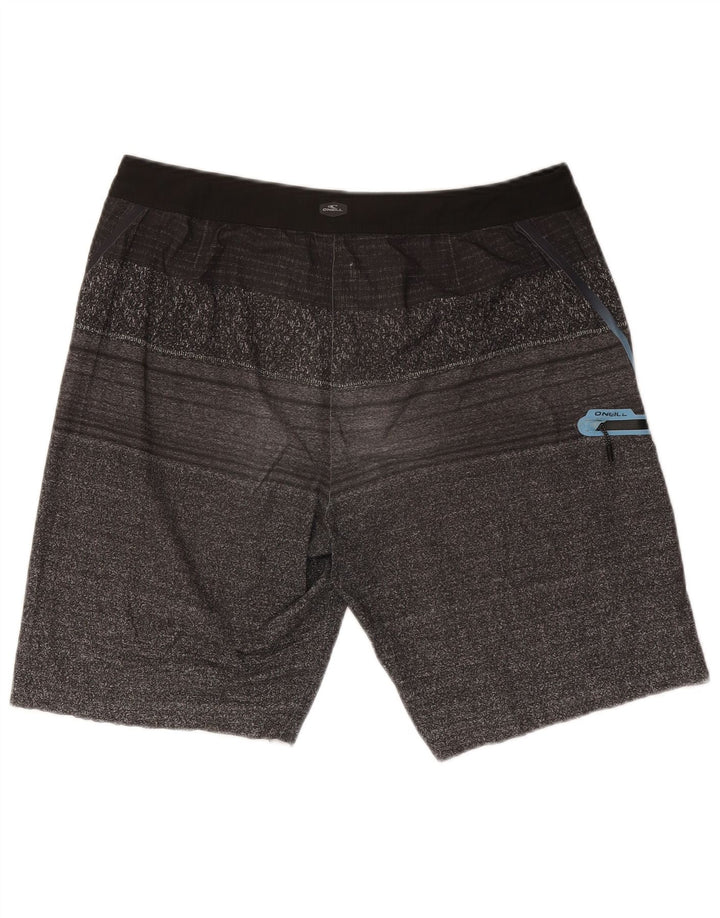 O'Neill Short de Bain Homme Large Gris Rayé Viscose