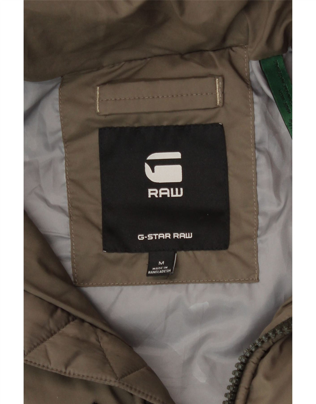 G-Star Gilet rembourré pour homme UK 38 Medium Kaki Polyester