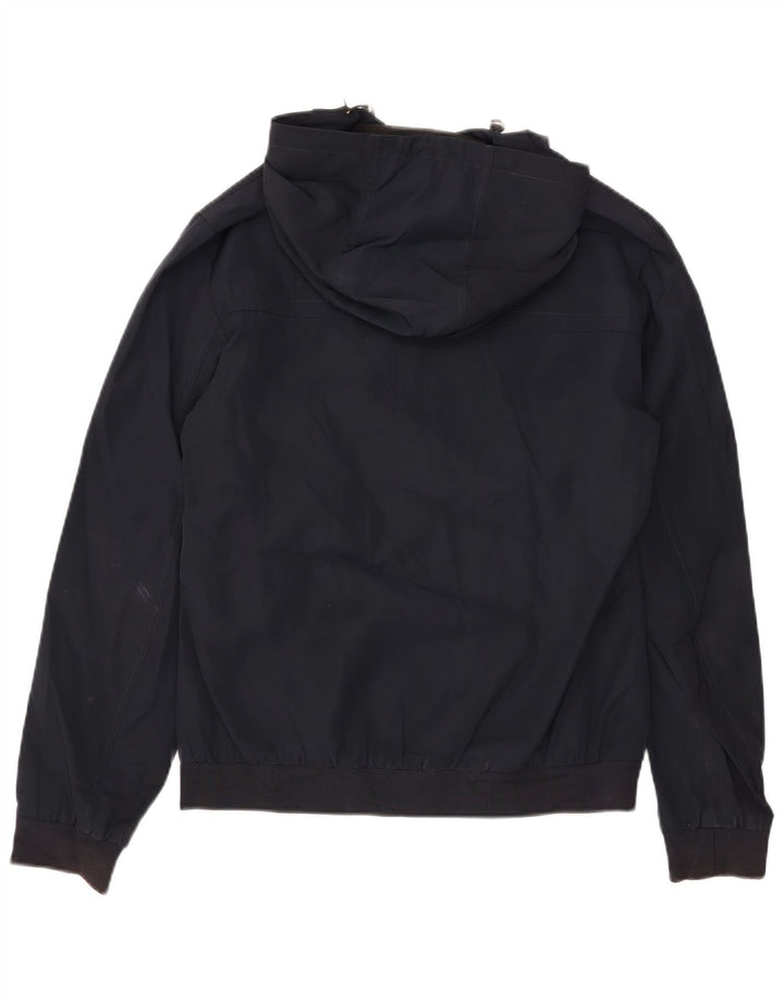 REISS Veste bomber à capuche pour homme UK 38 Bleu marine moyen Polyester