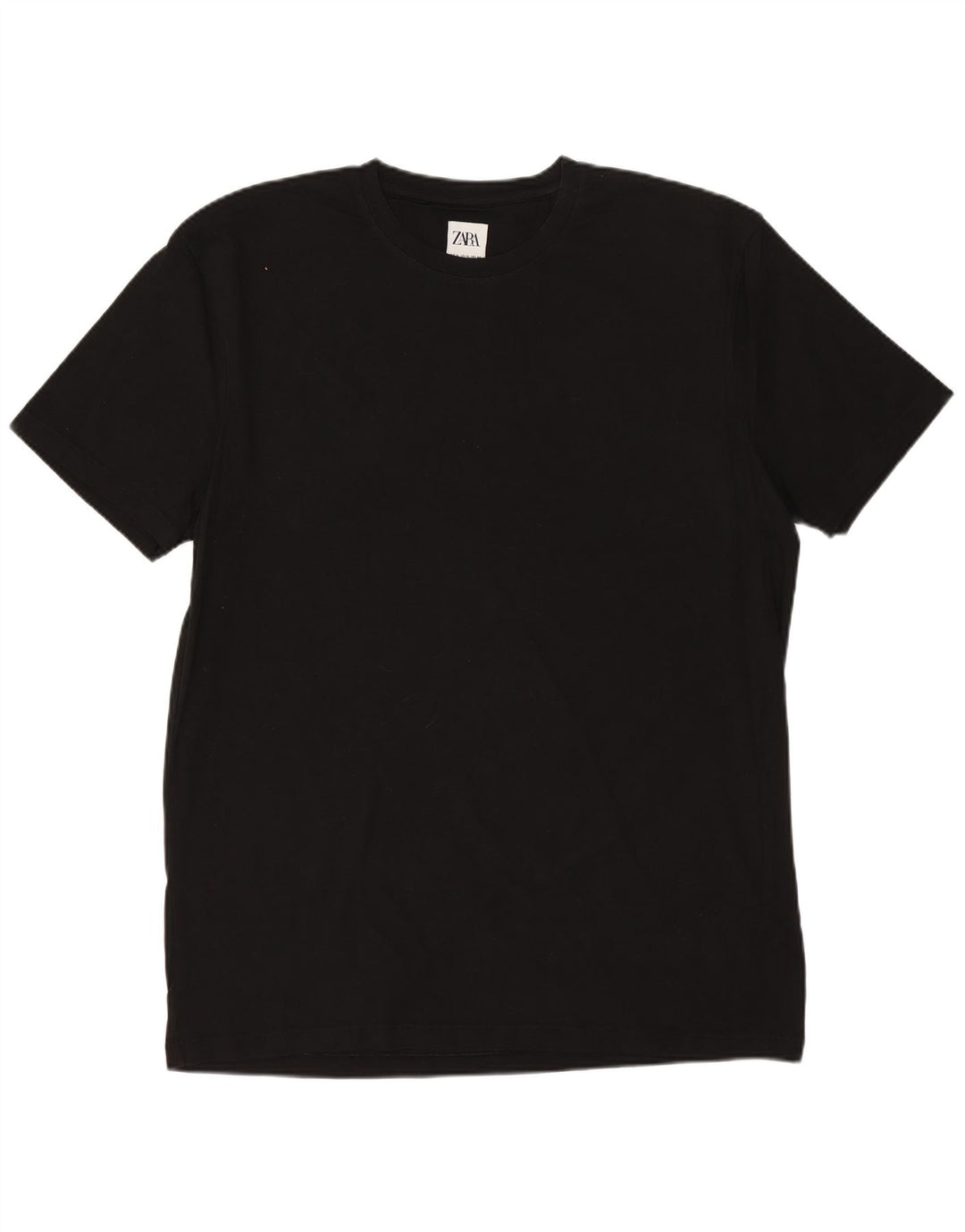 ZARA Hommes Slim Fit T-Shirt Top XL Noir