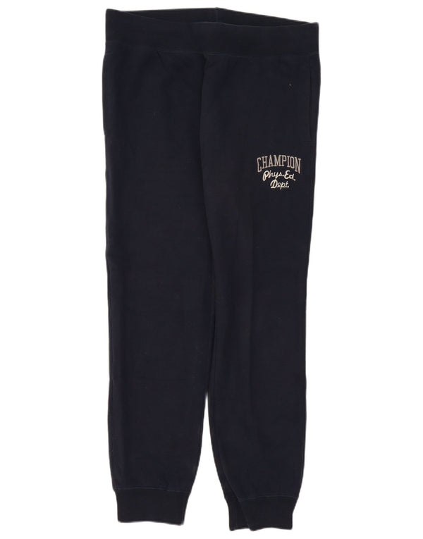 Champion Pantalon de Survêtement Graphique Homme Joggers Large Bleu Marine Coton