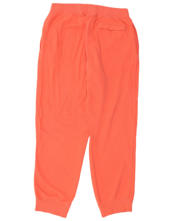 NIKE Pantalon de survêtement pour femme Joggers UK 16 Large Orange Coton