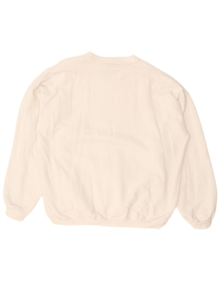 RIFLE Sweat-Shirt Homme Grand Blanc Coton