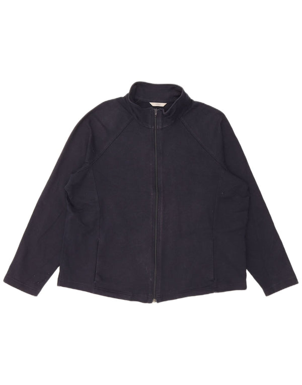 Marks & Spencer Veste de survêtement pour femme UK 20 2XL Bleu marine