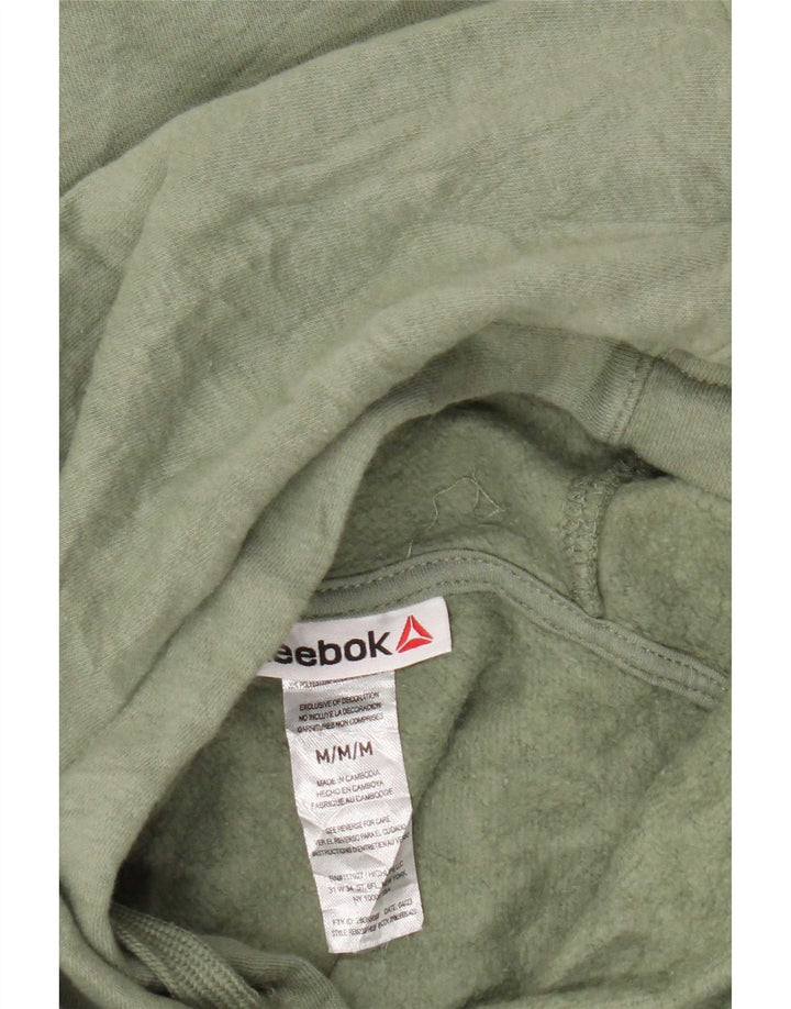 Reebok Pull à capuche homme vert moyen coton