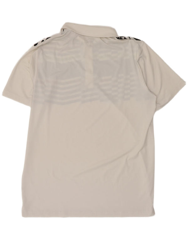 Puma Polo Homme Blanc Medium Colourblock