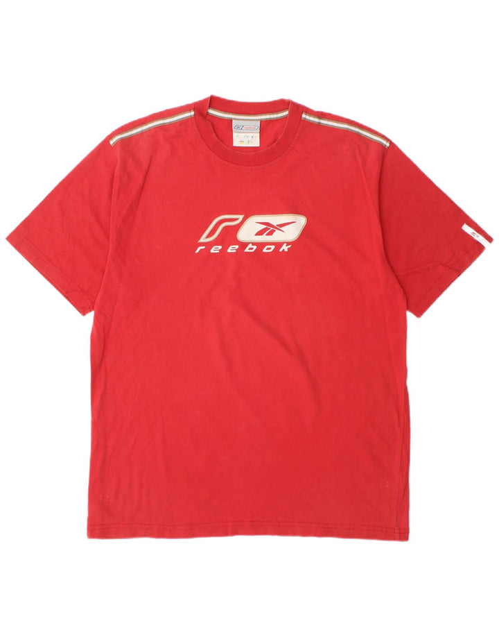 REEBOK T-Shirt Graphique Homme Petit Rouge