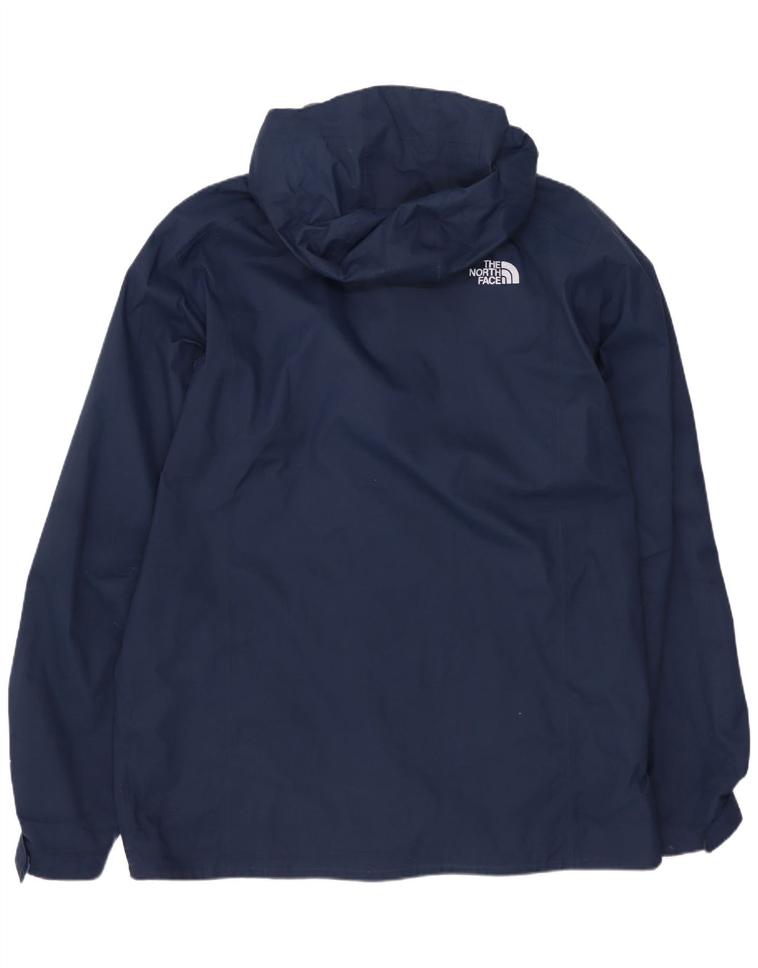 THE NORTH FACE Veste de pluie à capuche pour homme UK 40 Large Bleu Marine Polyester