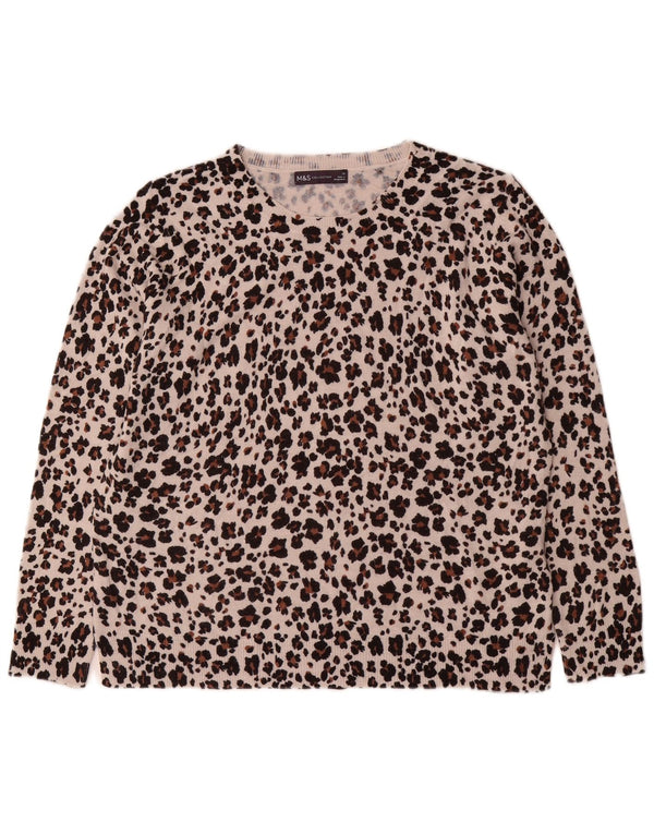 Marks & Spencer Pull col bateau pour femme UK 16 Large Blanc cassé