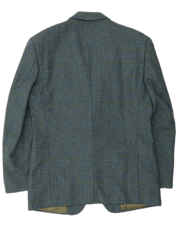 GILBERTO DOARDI Veste Blazer Homme IT 50 Grand Bleu Pied-de-Poule Classique