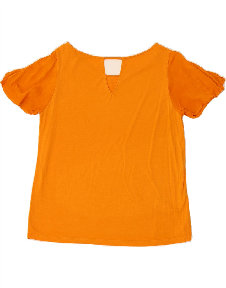MASSIMO DUTTI Womens Blouse Top UK 14 Large Orange Vintage Massimo Dutti and Second-Hand Massimo Dutti from Messina Hembry 