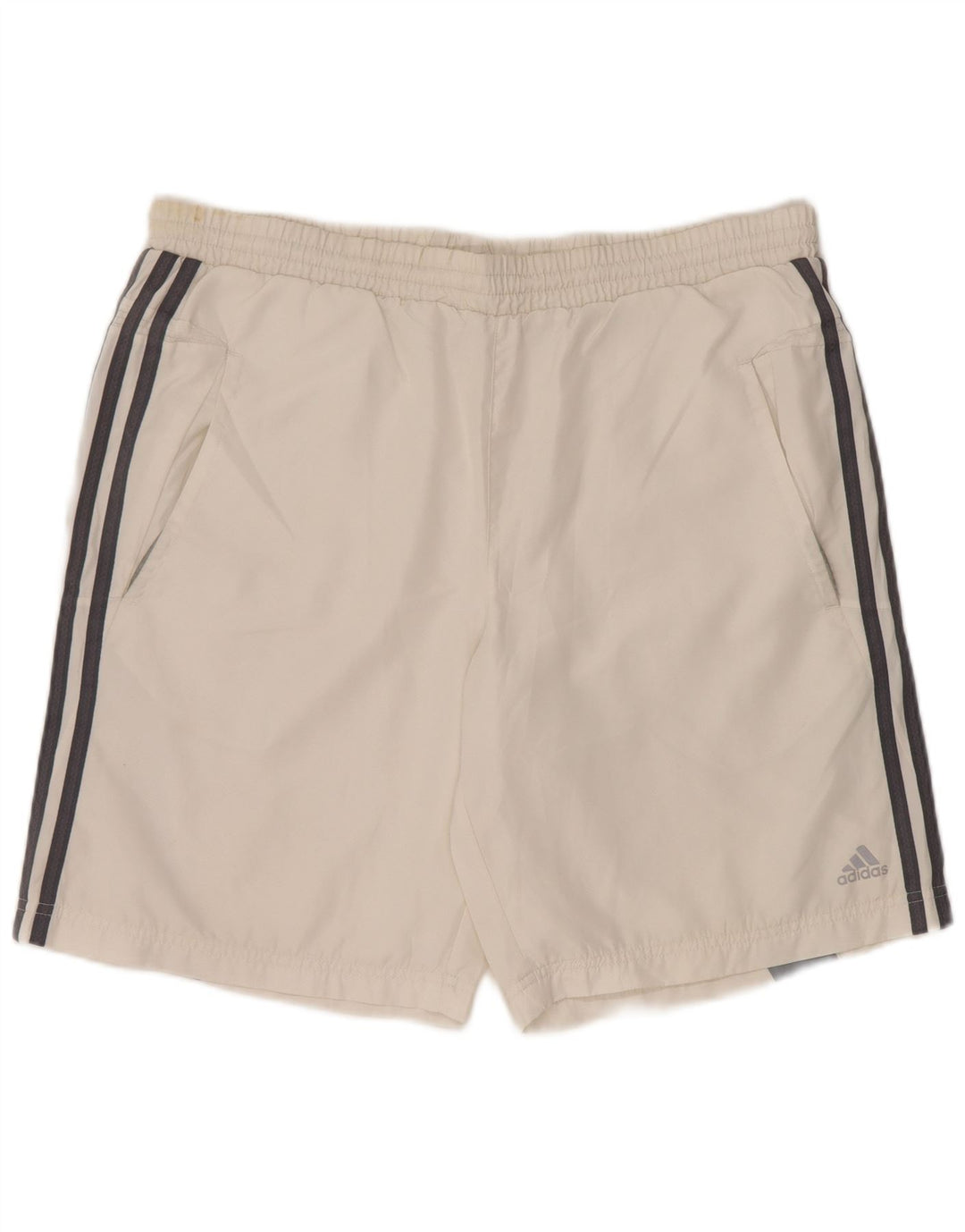 ADIDAS Short de Sport Clima 365 Homme Blanc Moyen Polyester Colorblock