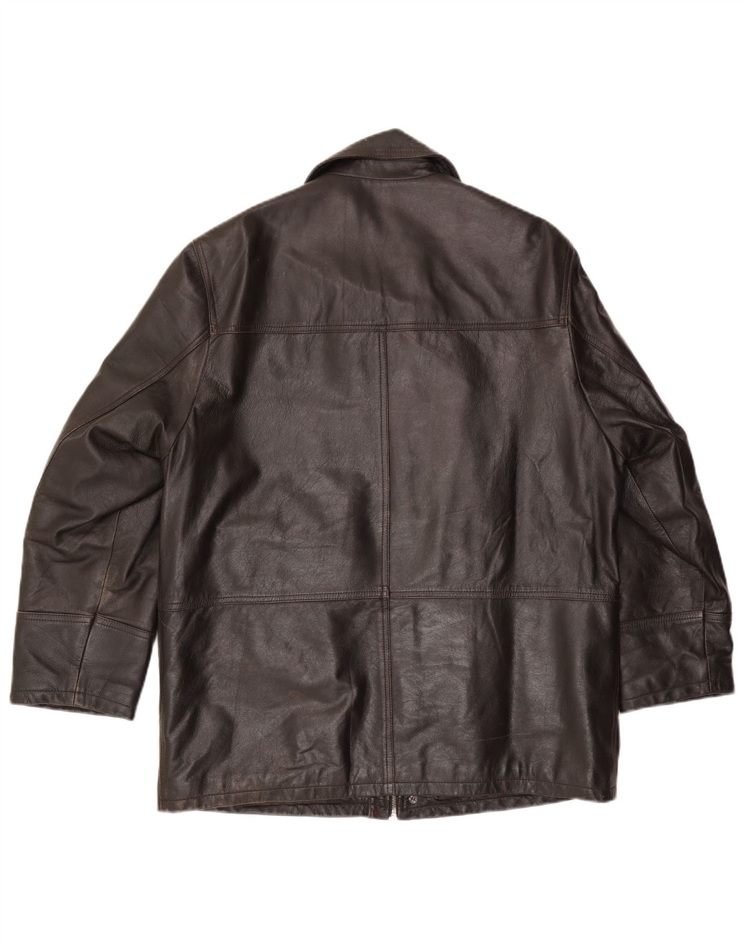 Lavorazione Artigianale Veste en Cuir Homme IT 48 Cuir Marron Moyen
