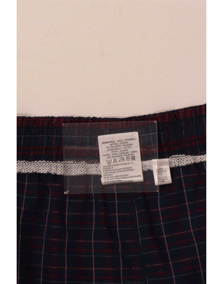 Adidas Short de Bain Homme Grand Bleu Marine à Carreaux Polyester