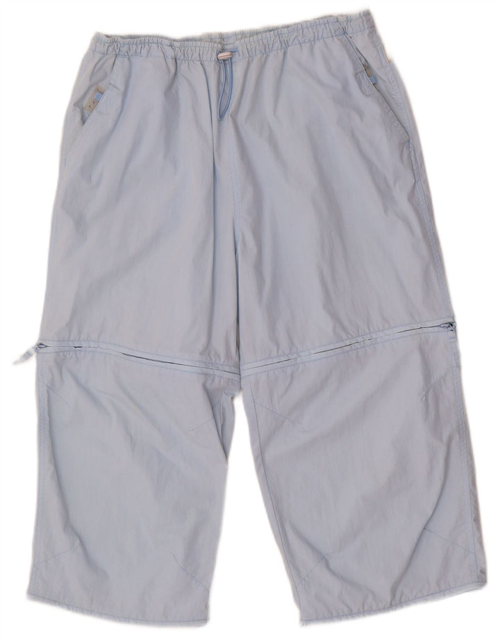 Champion Pantalon de Survêtement Capri Femme UK 18 XL Bleu