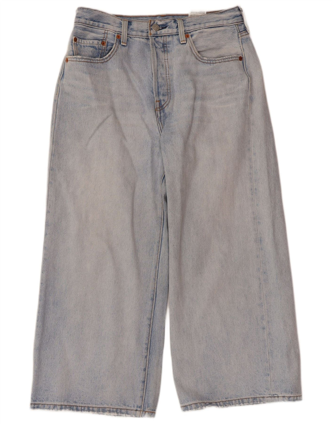 Levi's Jean Large Cropped Femme W28 L23 Bleu Coton