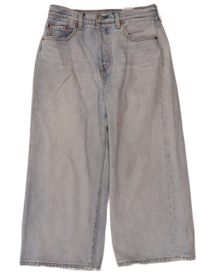 Levi's Jean Large Cropped Femme W28 L23 Bleu Coton