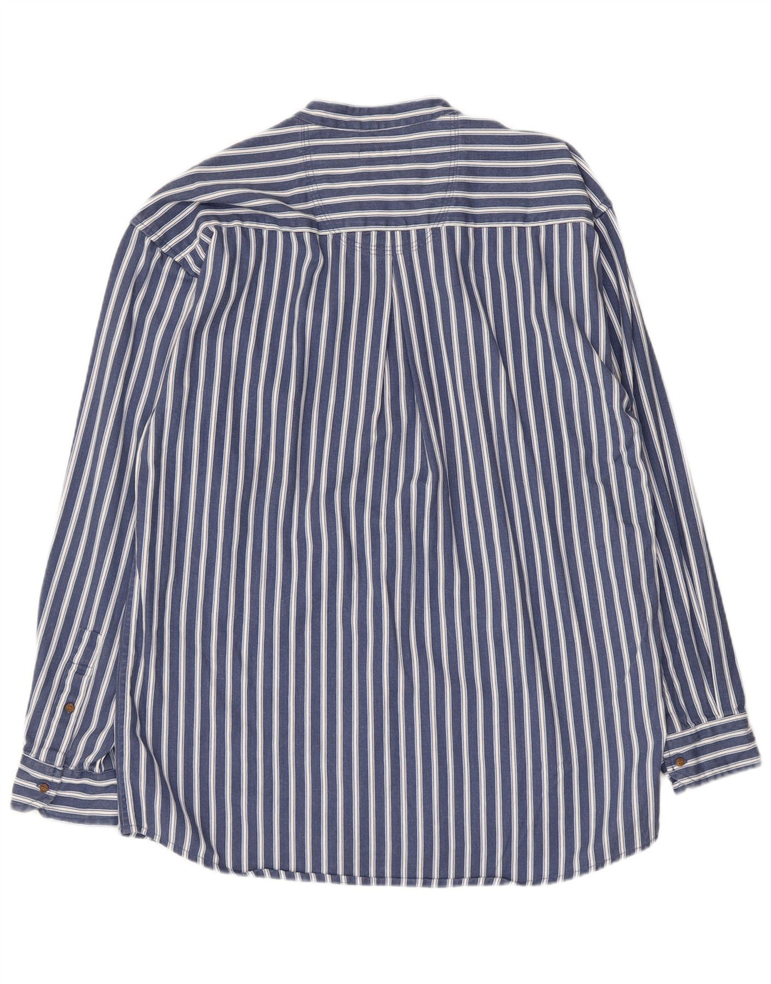 Civilian Chemise pull pour homme en coton rayé bleu marine moyen