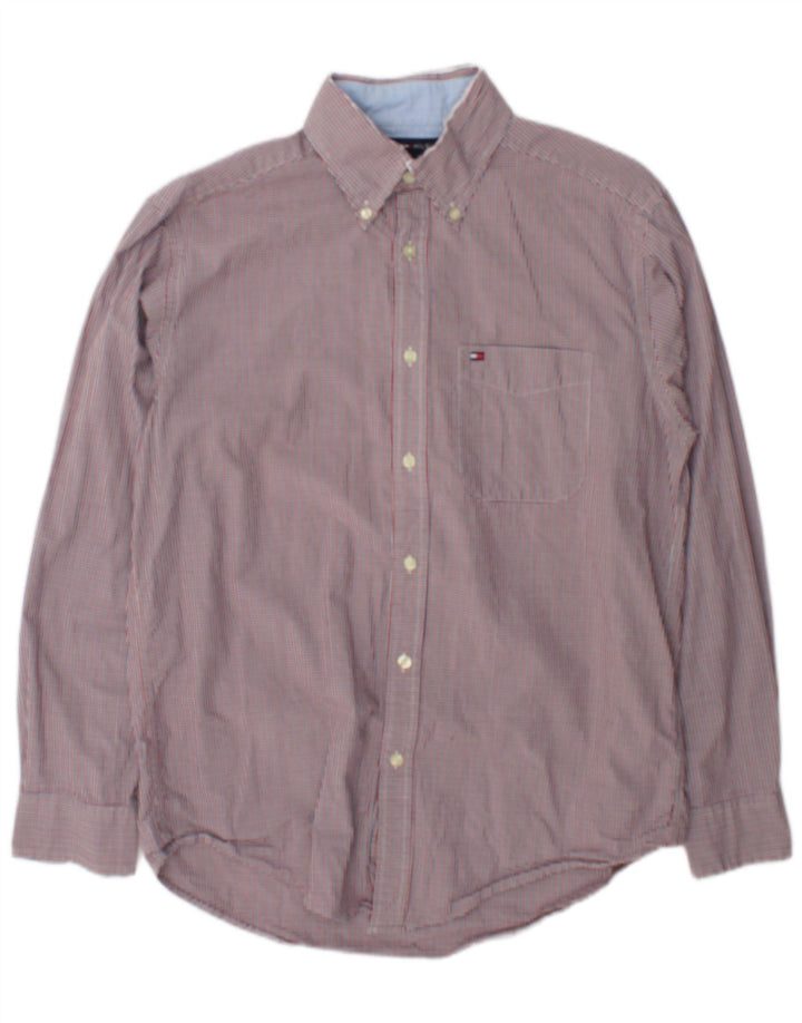 Tommy Hilfiger Chemise Homme Petit Rouge Vichy Coton