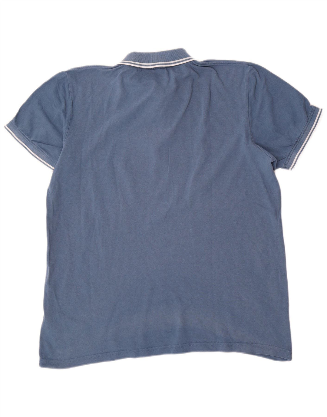Kappa Polo Homme Large Bleu Rayé Coton