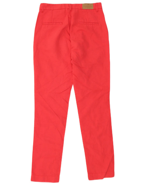 Carrera Pantalon Chino Slim Femme IT 42 Medium W28 L31 Rouge Coton