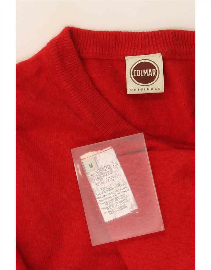 Colmar Pull Col Ras Du Cou Laine Rouge Moyen Homme