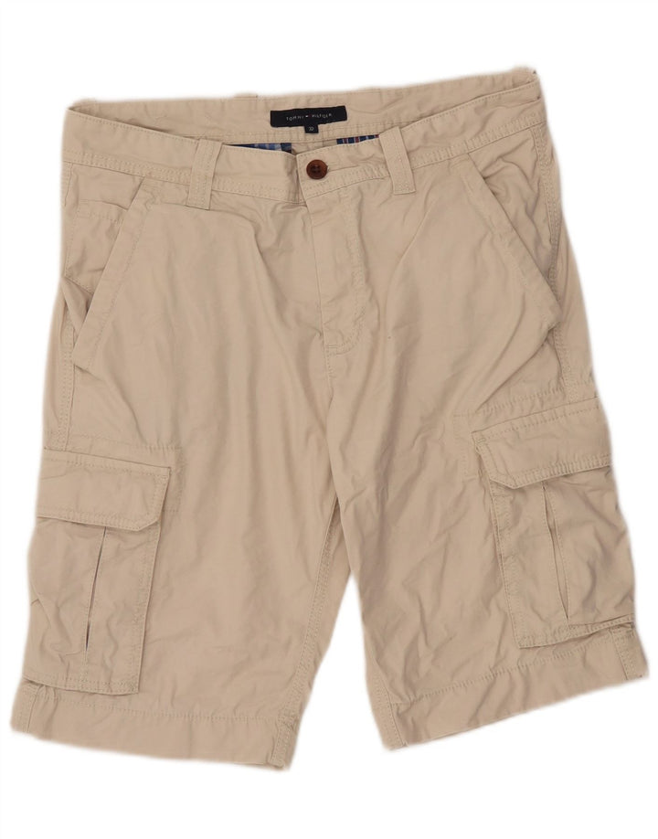 TOMMY HILFIGER Short Cargo Homme W32 Coton Beige Moyen