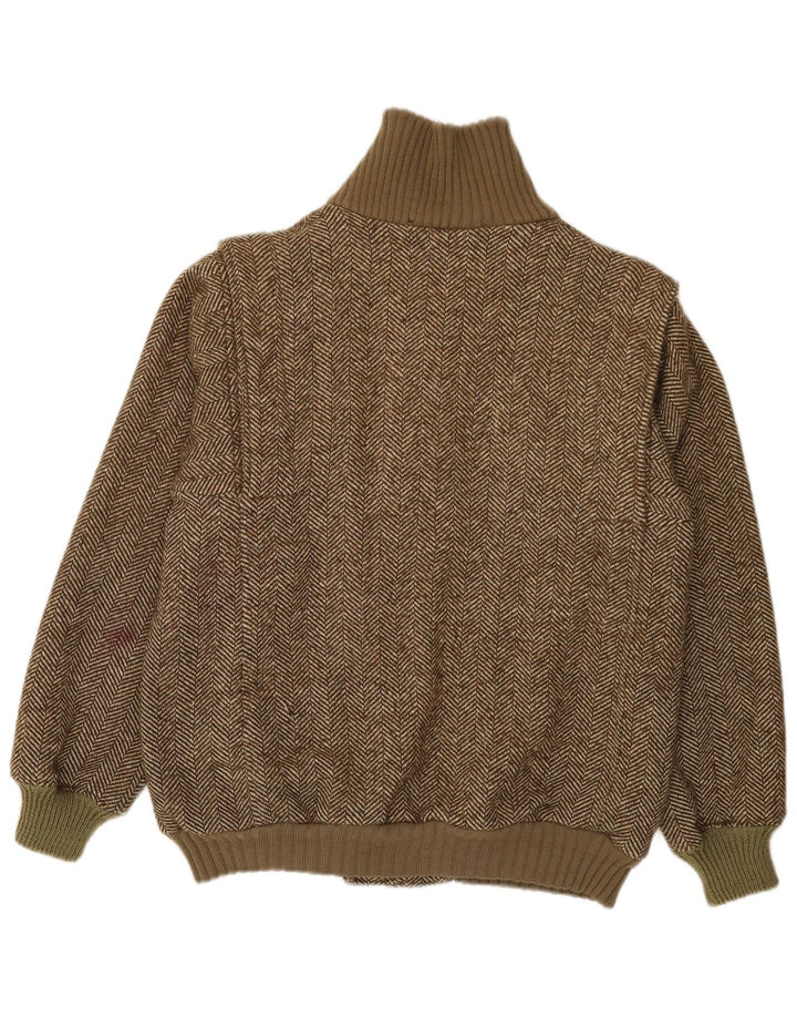 Radici Bomber en tricot pour homme IT 50 à chevrons kaki