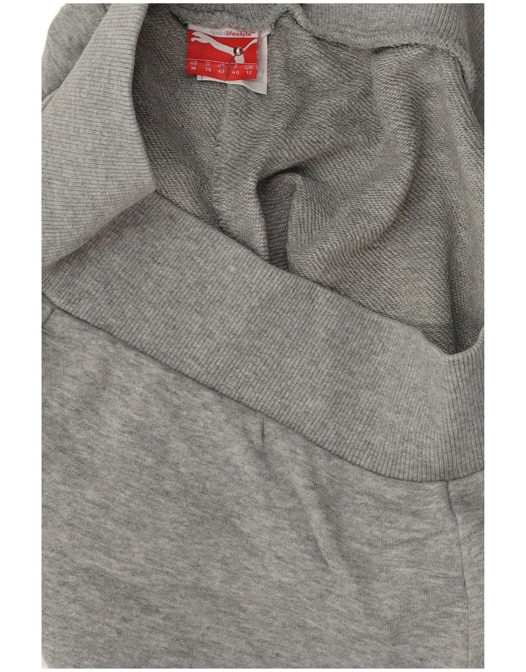 PUMA Short de sport pour femme UK 12 Gris moyen moucheté