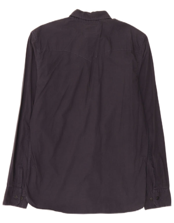 Levi's Chemise Coupe Standard Homme Bleu Marine Moyen