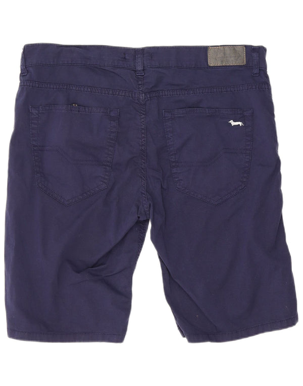 Harmont & Blaine Short décontracté pour homme IT 50 Large W34 Bleu marine en coton