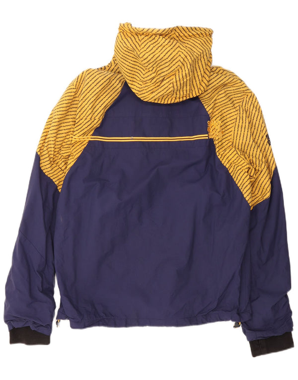 Superdry Veste coupe-vent graphique Windcheater pour femme UK 20 2XL Bleu marine