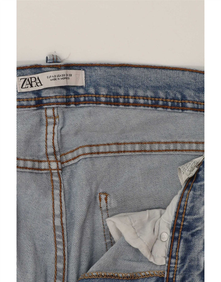 Zara Jean slim pour homme EU 42 Large W32 L28 Bleu