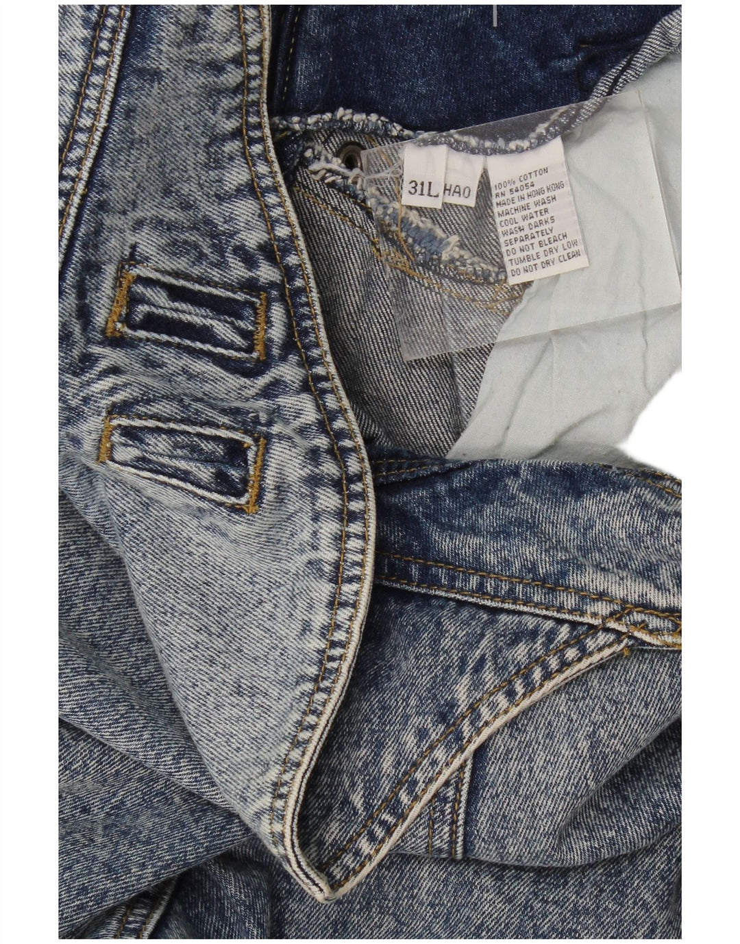 Bugle Boy Jean Taille Haute Femme W31 L32 Bleu Coton