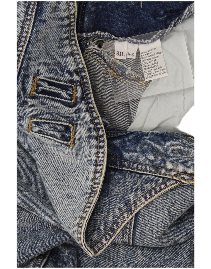 Bugle Boy Jean Taille Haute Femme W31 L32 Bleu Coton
