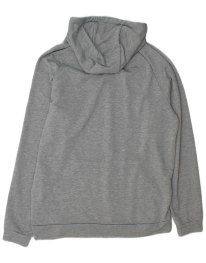 Nike Pull à capuche graphique Dri Fit pour homme en polyester moucheté gris Taille L