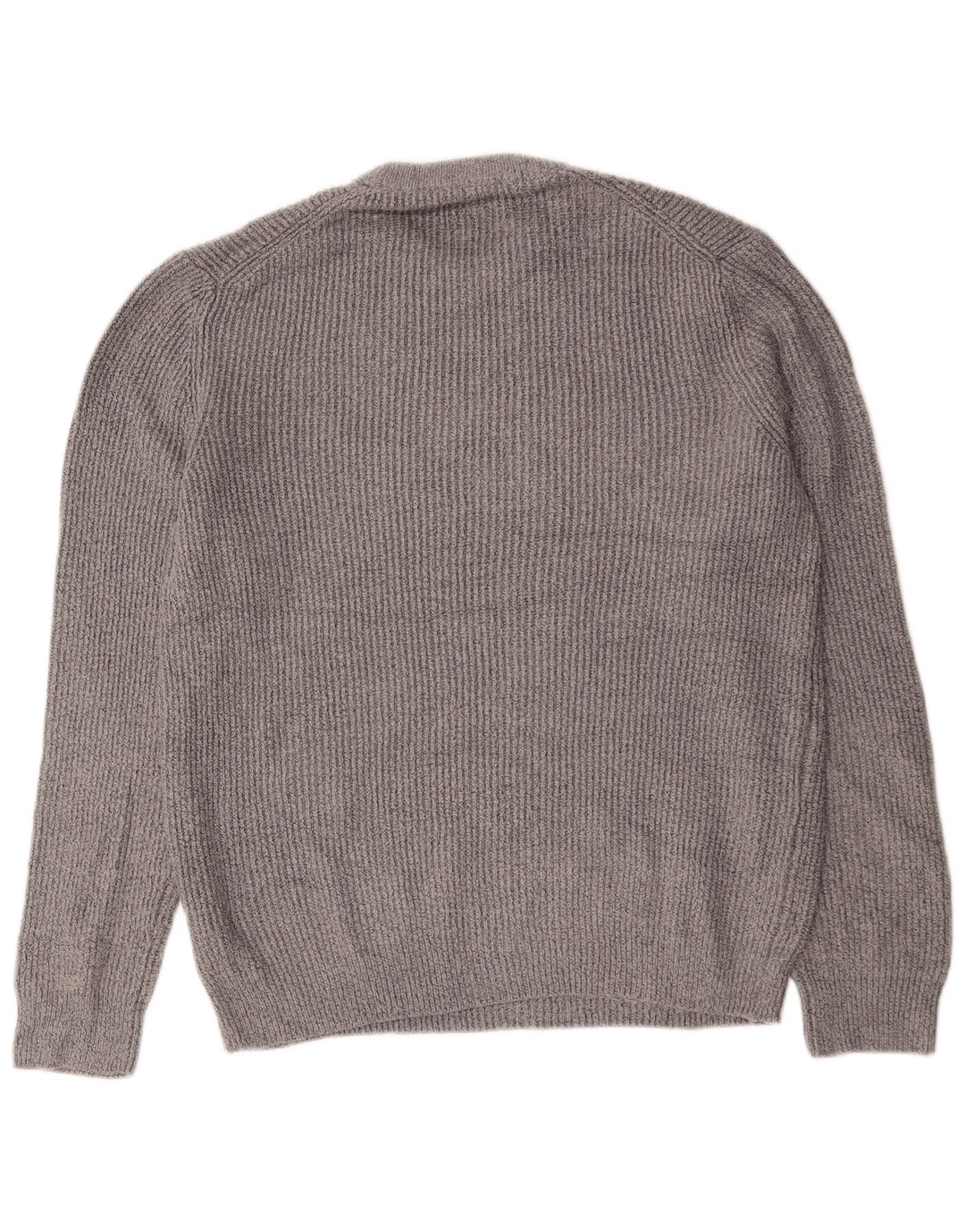 Marks & Spencer Pull ras du cou pour homme, grand gris, polyamide