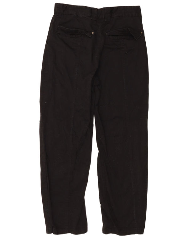 Zara Pantalon décontracté droit en détresse pour homme EU 42 Large W32 L29 Noir
