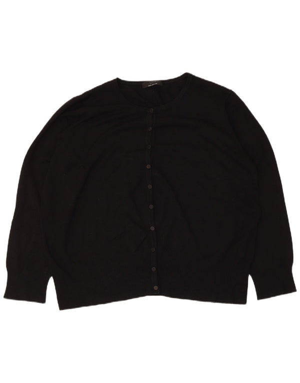 Marks & Spencer Womens Cardigan Sweater UK 20 2XL Black Viscose