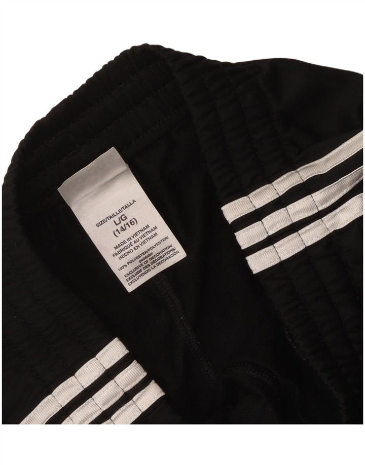 Adidas Pantalon de survêtement garçon 14-15 ans Large Noir Polyester