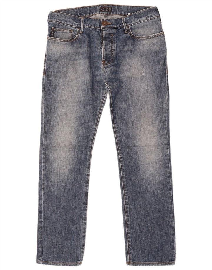Armani Jean droit W32 L30 bleu homme