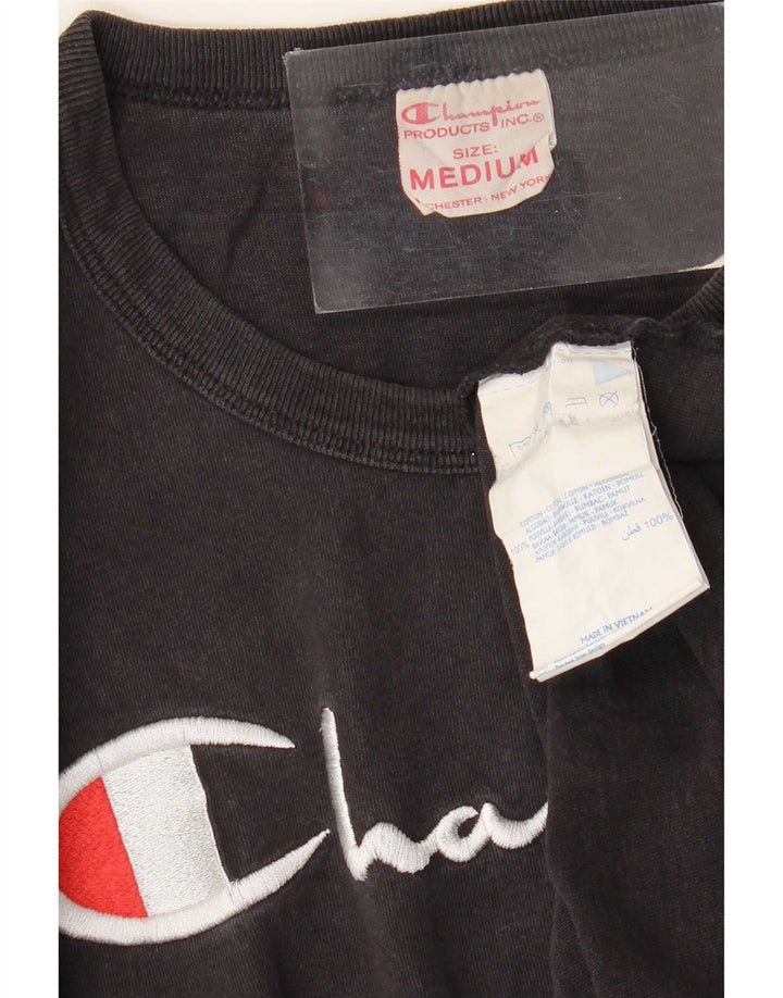 Champion T-Shirt Graphique Homme Noir Moyen Coton